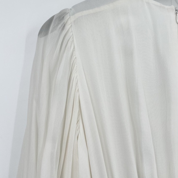 French Connection Cari Wedding Dress Style 71JOI SUMMER WHITE PF CARI LS MAXI - Picture 10 of 12